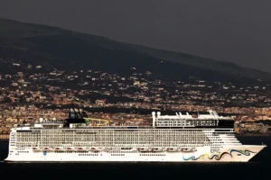 Norwegian cruise ship in Europe