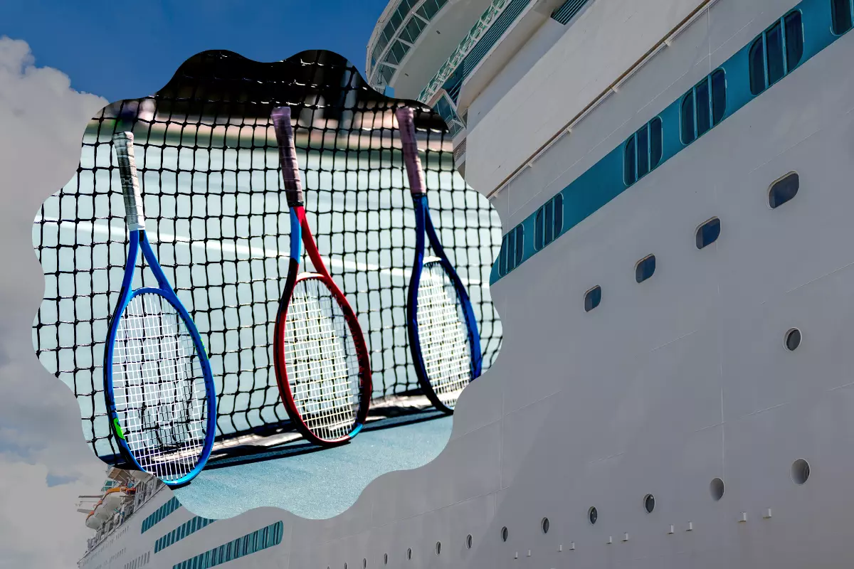can you play tennis on a cruise ship banner